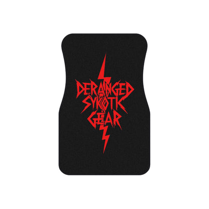 Car Mats Set - Deranged Sykotic Gear Accent for Your Ride