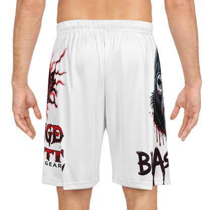 Basketball Shorts - Deranged Sykotic Wear's Beast Mode Jersey Shorts