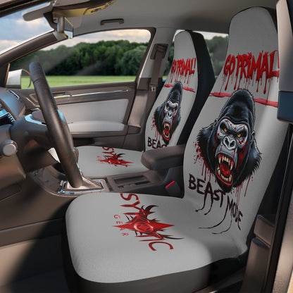 Car Seat Covers - Extreme Primal Beast Mode Deranged Sykotic Gear for the Extreme Individual