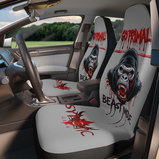 Car Seat Covers - Extreme Primal Beast Mode Deranged Sykotic Gear for the Extreme Individual