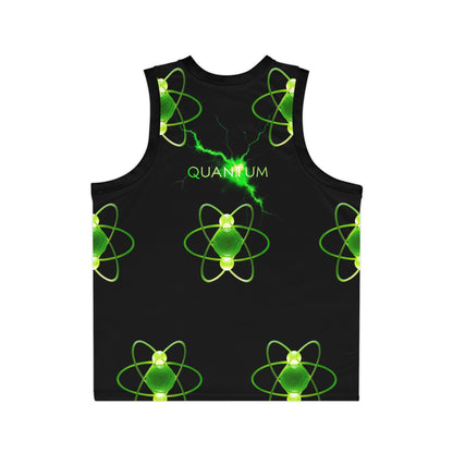 Quantum Unisex Basketball Jersey, AOP Athletic Top, Sportswear Gift, Basketball Lover Apparel, Game Day Jersey, Science Theme Clothing