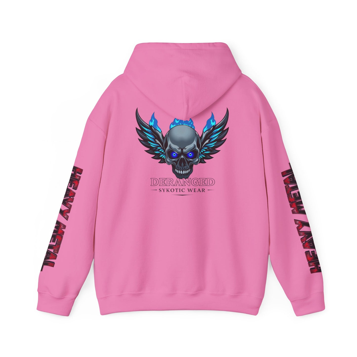 Heavy Metal Flying Skull Hoodie - Perfect Gift for Rockers