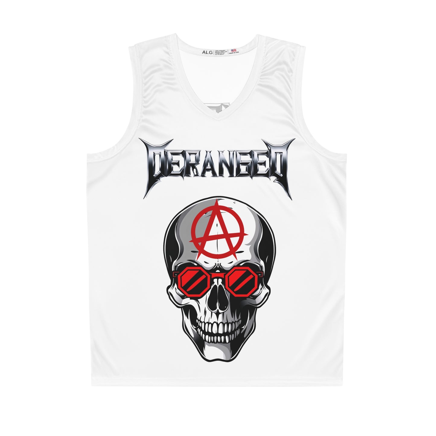Anarchy Skull Basketball Jersey