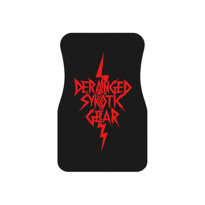 Car Mats Set - Deranged Sykotic Gear Accent for Your Ride