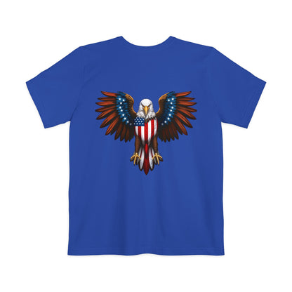 Patriotic Eagle Pocket T-Shirt, Unisex Graphic Tee, Veteran's Day Gift, Fourth of July Shirt, Casual Everyday Wear