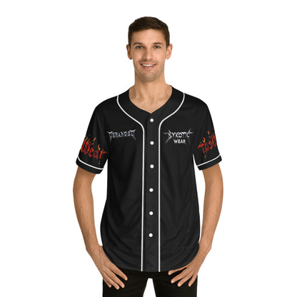 Deranged Fire Elemental! Men's Baseball Jersey (AOP)