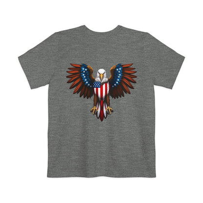 Patriotic Eagle Pocket T-Shirt, Unisex Graphic Tee, Veteran's Day Gift, Fourth of July Shirt, Casual Everyday Wear