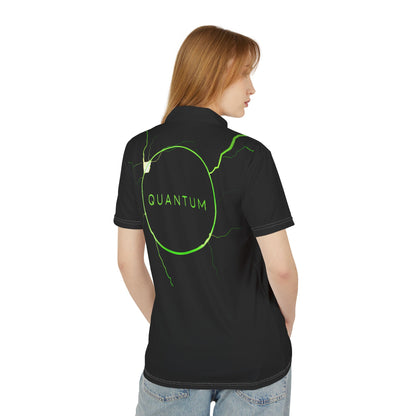 Quantum Energy Polo Shirt | Unisex Graphic Tee | Sci-Fi Theme | Casual Wear | Perfect Gift for Science Lovers