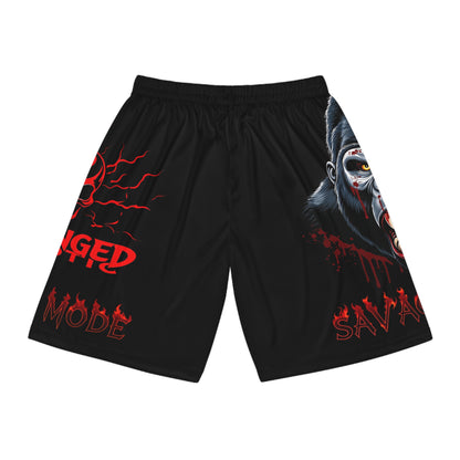 Savage Mode Basketball Shorts - Deranged Sykotic Edition