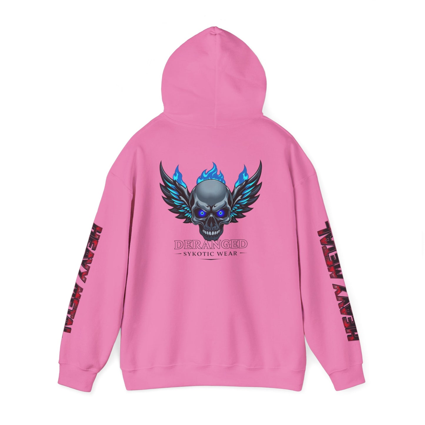 Heavy Metal Flying Skull Hoodie - Perfect Gift for Rockers