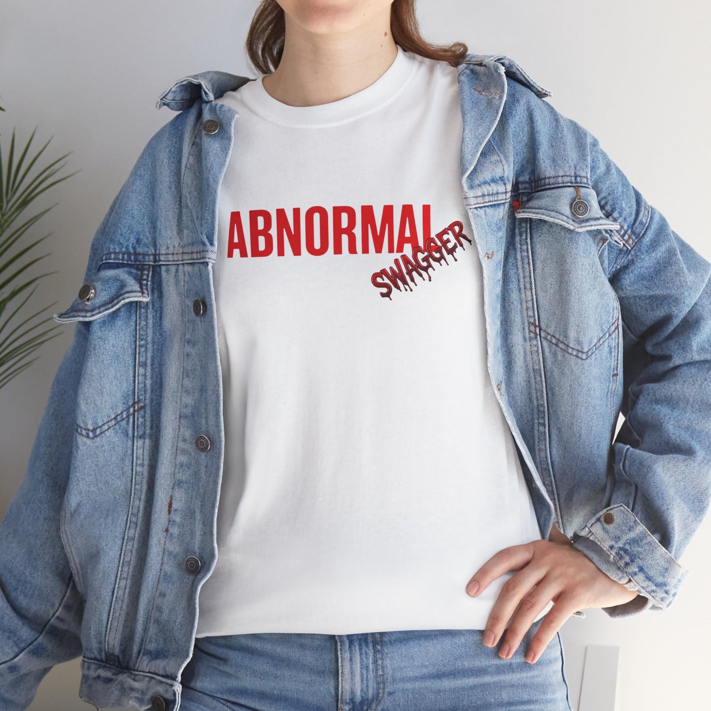 Heavy Cotton Tee - Abnormal Swagger | Unisex Tee from Deranged Sykotic Wear