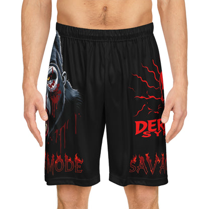 Savage Mode Basketball Shorts - Deranged Sykotic Edition