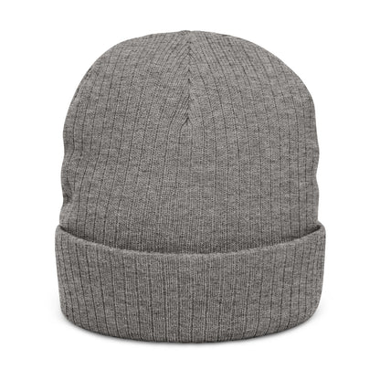 Beanie Hat Sykotic Style Headware Embroidered Knit