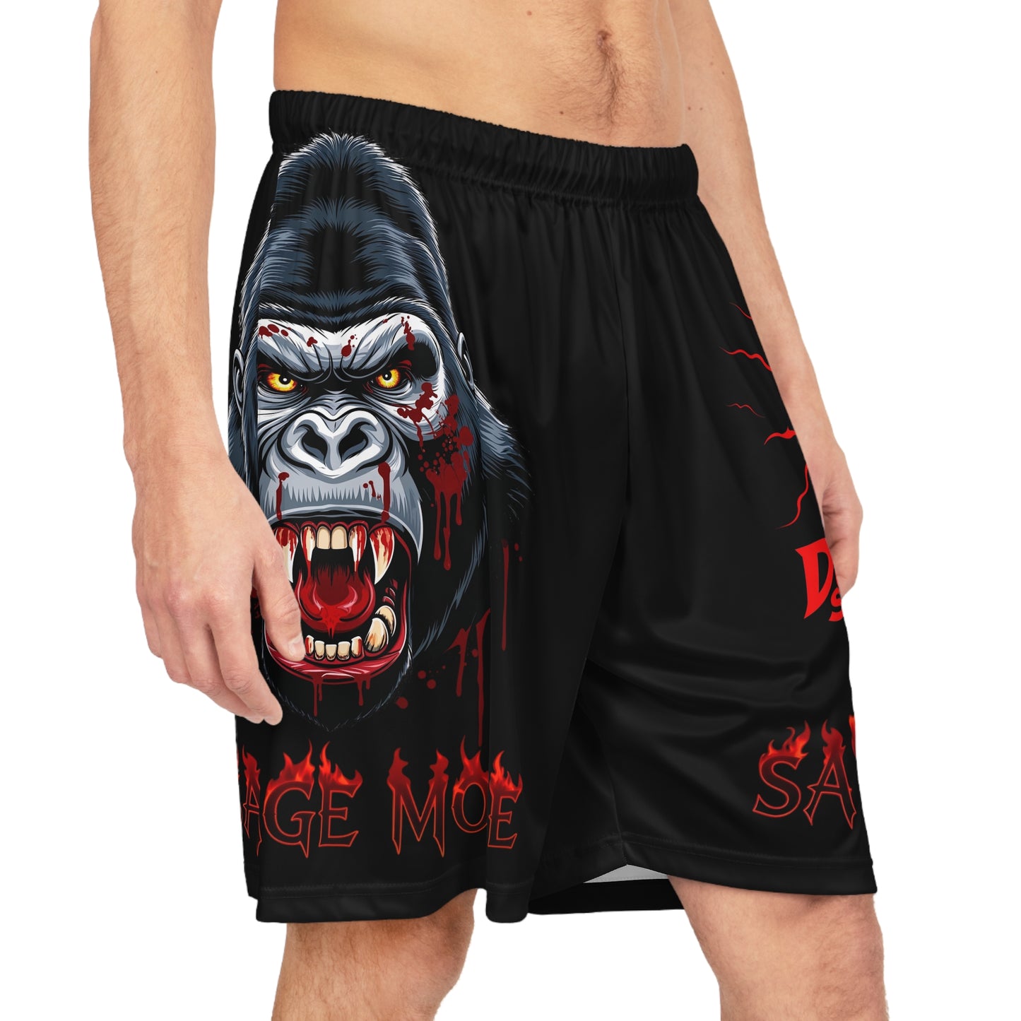 Savage Mode Basketball Shorts - Deranged Sykotic Edition