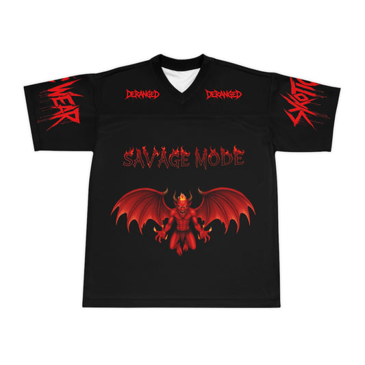Football Jersey - Derangeds Sykotic Wear Savage Mode Sykotic Wear Jersey