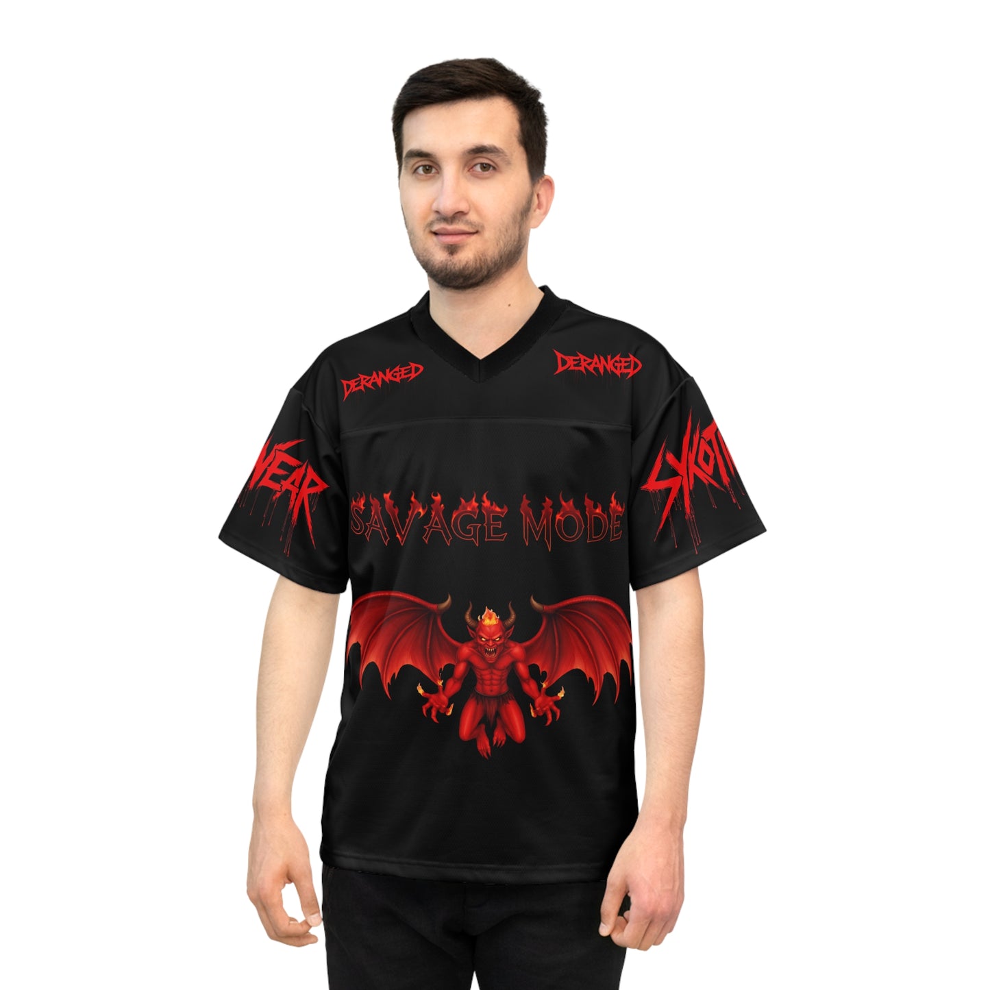 Football Jersey - Derangeds Sykotic Wear Savage Mode Sykotic Wear Jersey