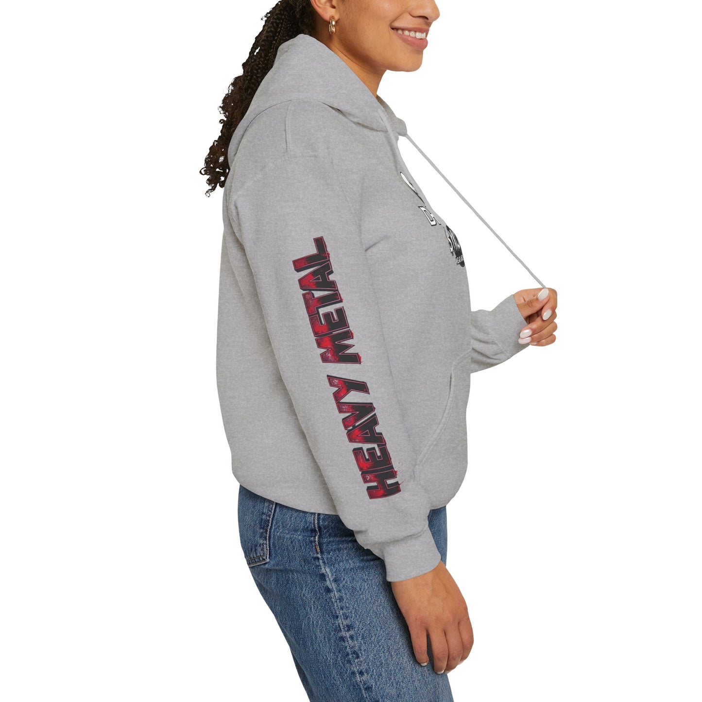 Heavy Metal Flying Skull Hoodie - Perfect Gift for Rockers